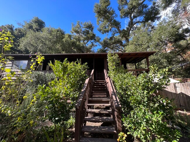 Entry stairs - 1419 N Topanga Canyon Blvd