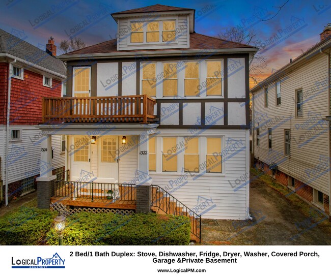 Building Photo - 2Bd/1Bth Duplex w/Porch, Frdge,Stve,Wsher,...