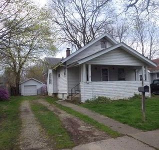 Front ,Left Side, and Garage - 803 Clyde St