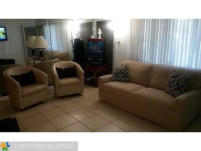 Living room view - 3200 NE 7th Ct