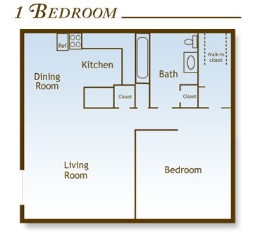 1HAB/1BA - Willow Park Apartments