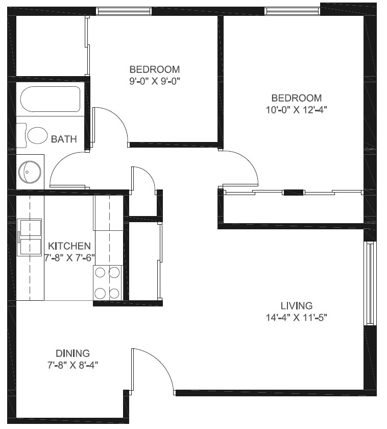 2BR/1BA - 10Eleven