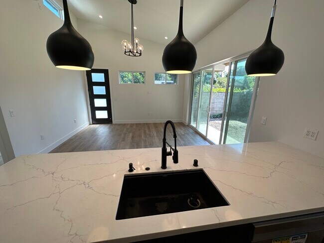 living view from kitchen - 11521 Braddock Dr