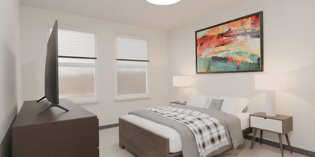 Bedroom - Riverwest Apartments