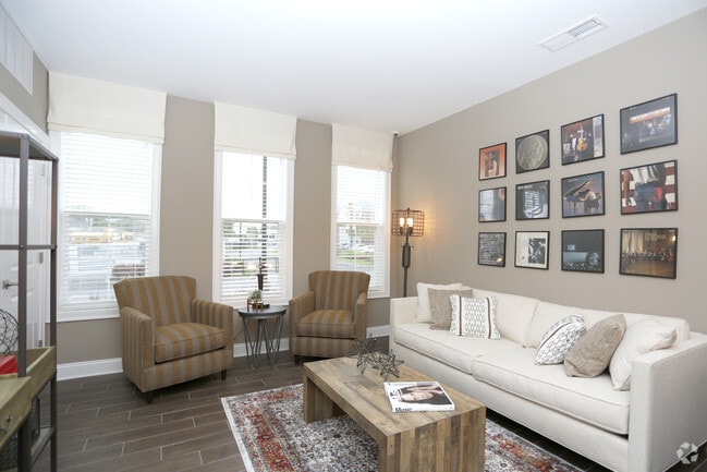 One Bedroom - Living Room - Station Village at Avenel