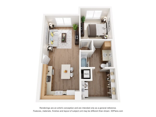 Plano de planta - Volusia Flats