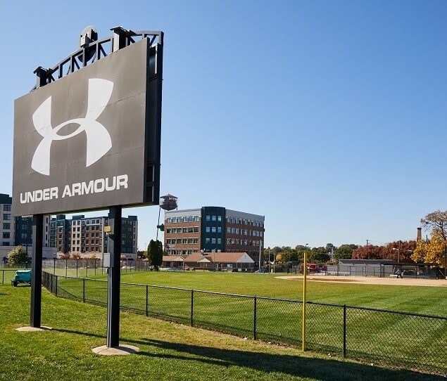 Headquartered in Locust Point, Under Armour has a strong presence in the community
