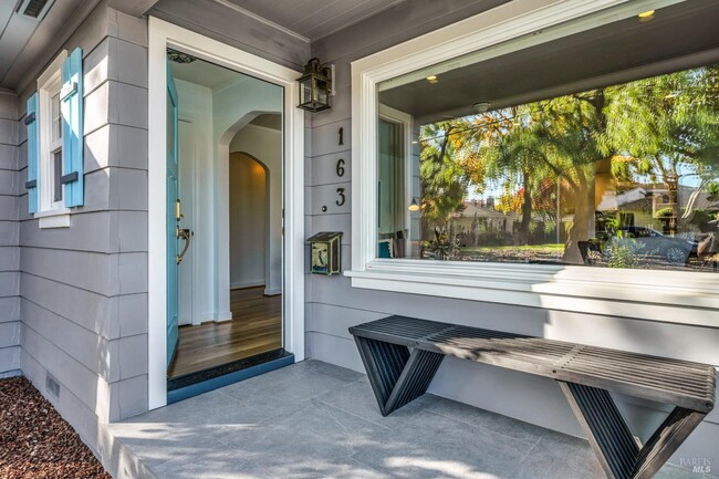 New front door with keyless entry - 163 California Ave