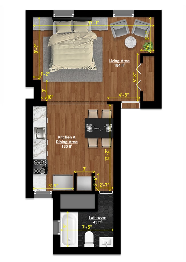 Foto del edificio - Newly renovated studio in Brewery Town