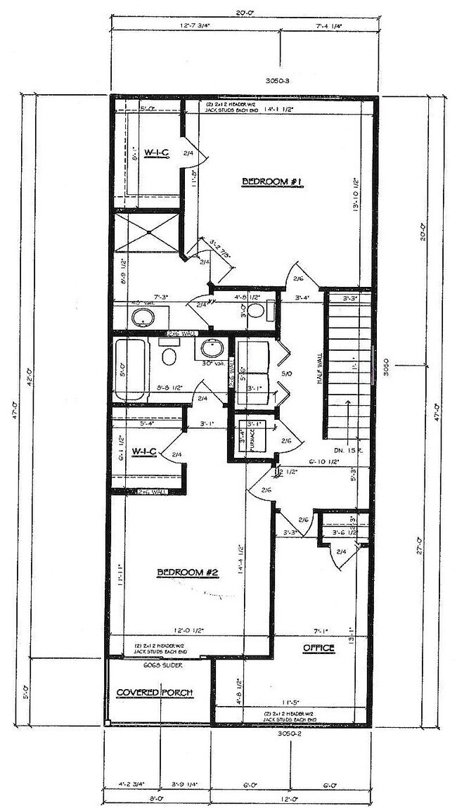 distribución del segundo piso - 408 W Maple St