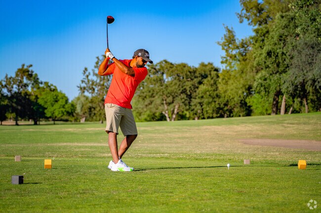 Hagginwood Golf Complex is a nearby spot for teeing off and enjoying the outdoors.