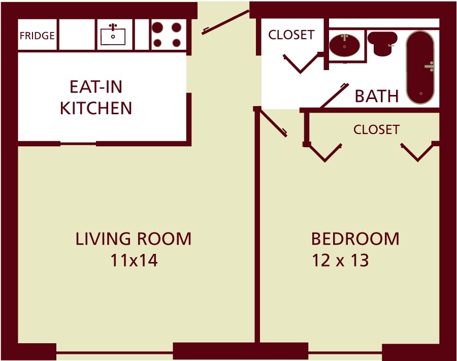 Normandy Towers Apartments – 1BR Regular