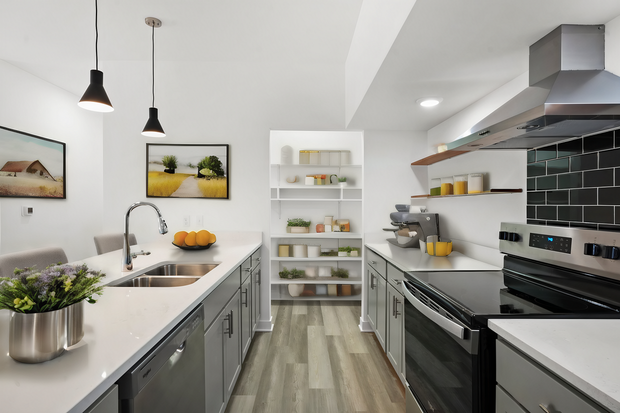 Cocina y despensa - Point Gardens Apartments