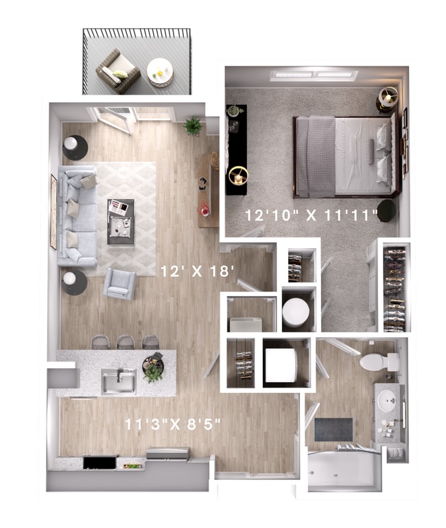 Floorplan - Lumen Apartments