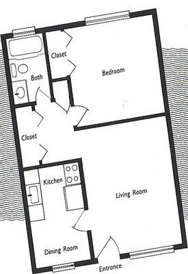 1HAB/1BA - Palm Bay Apartments