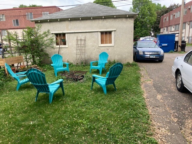 Backyard and parking lot - 2645 DuPont Ave S