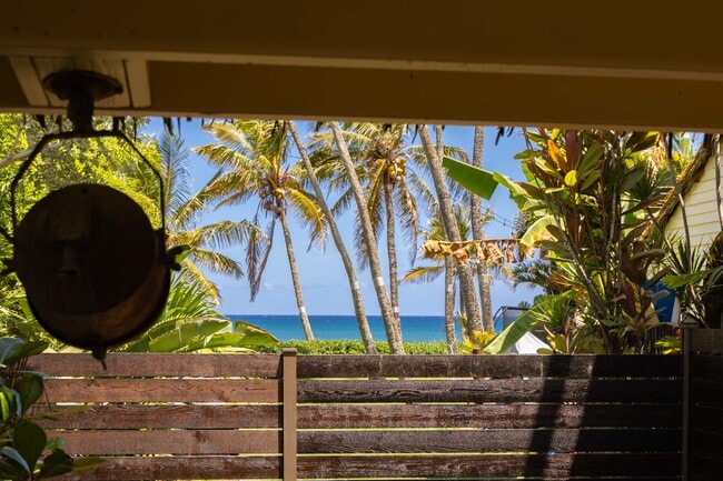 Ocean views from yard - 59-015 Holawa St