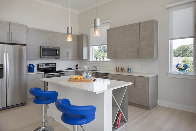 Elegant Euro-style kitchen cabinetry - AMLI Buckhead