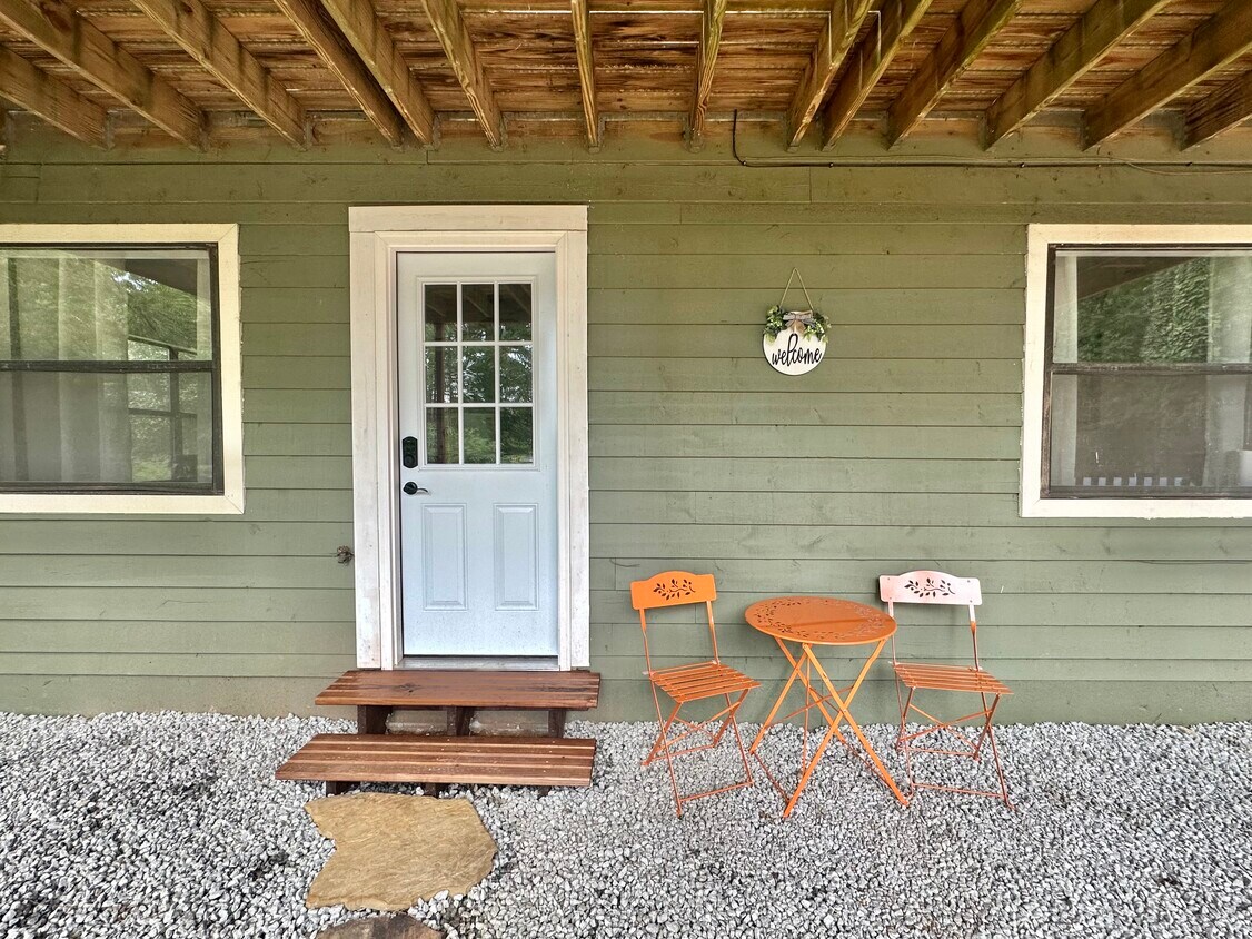 Photo of ground floor exterior; the entire ground floor patio is yours! - 947 Lake Dr