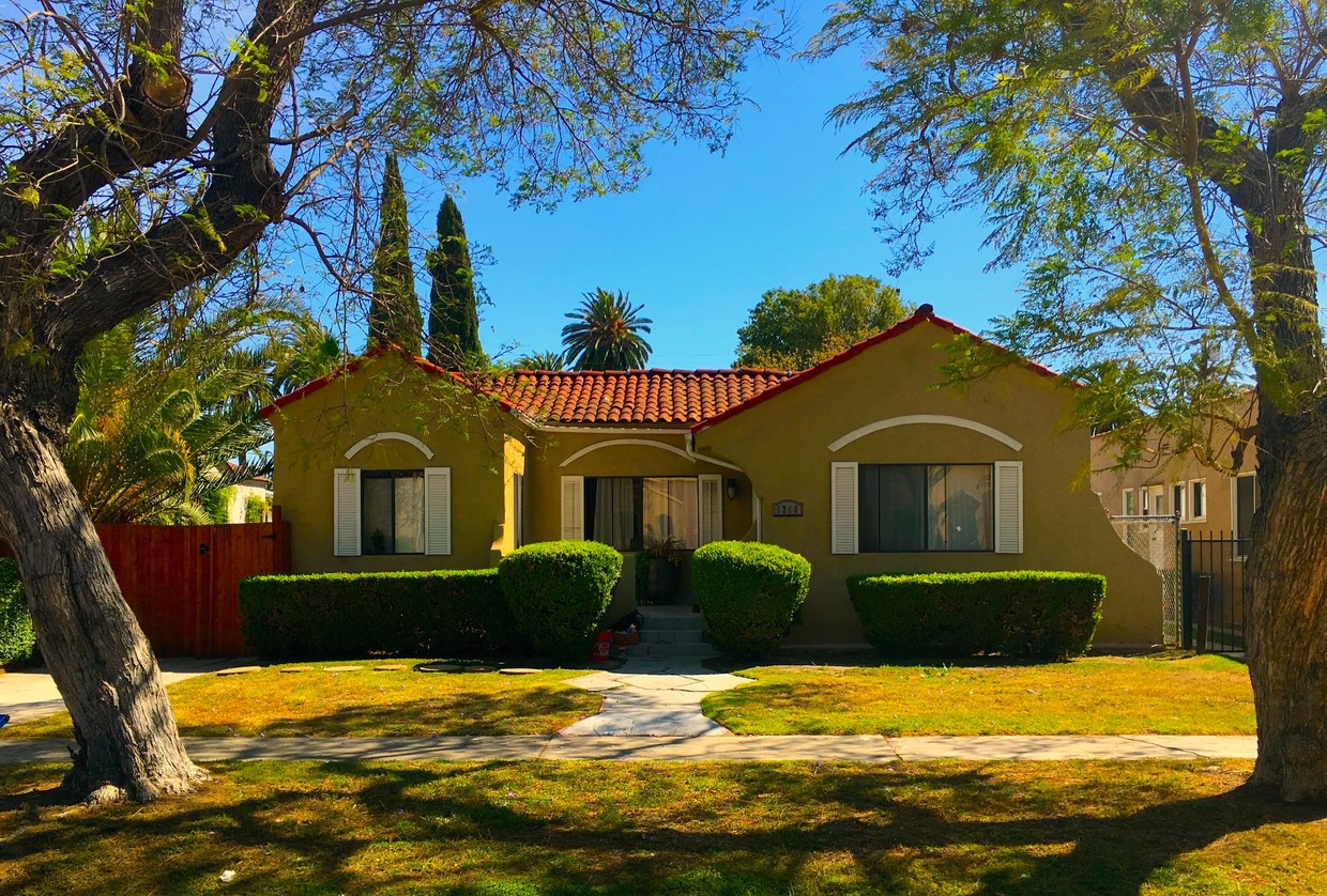 Street view with Jacarandas - 5208 W 20th St