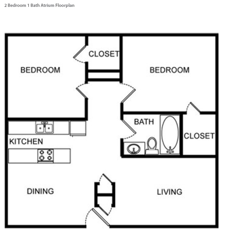 Atrium - Courtyard Apartments