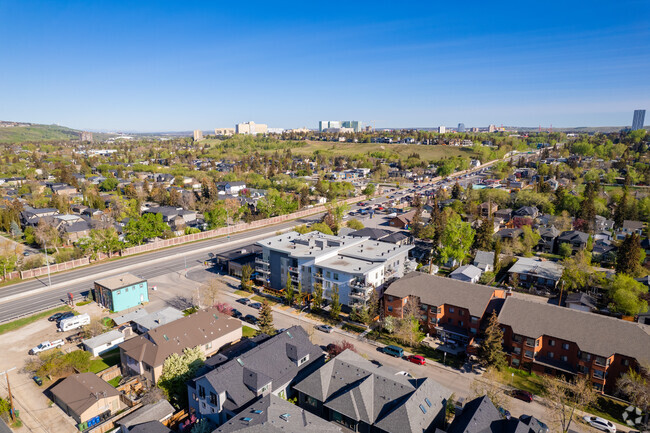 Aerial Photo - Upper West Apartments