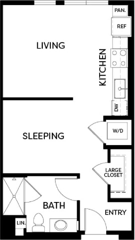 Plano de planta - 5420 Sunset