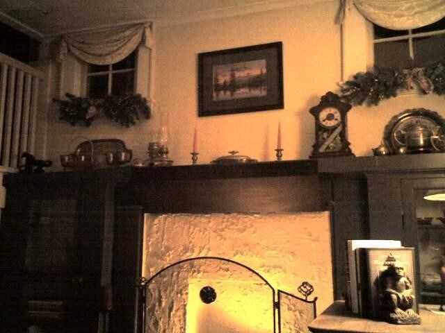 Sala de estar con chimenea - 135 Roney Rd