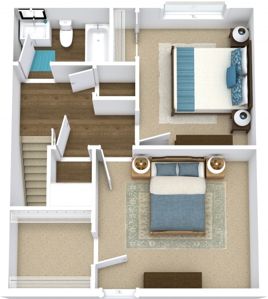 Oakdell TH3 - Level 2 - 3D Floor Plan (1).jpg - The Camaron