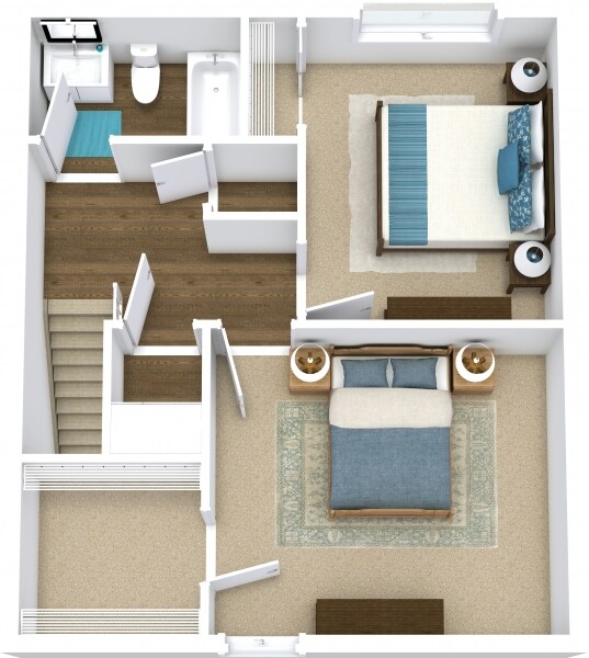 Oakdell TH3 - Nivel 2 - Plano de planta 3D (1).jpg - The Camaron