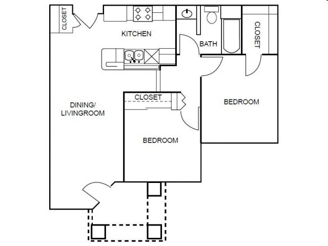 2HAB/1BA - VISTA TERRAZA APARTMENT HOMES