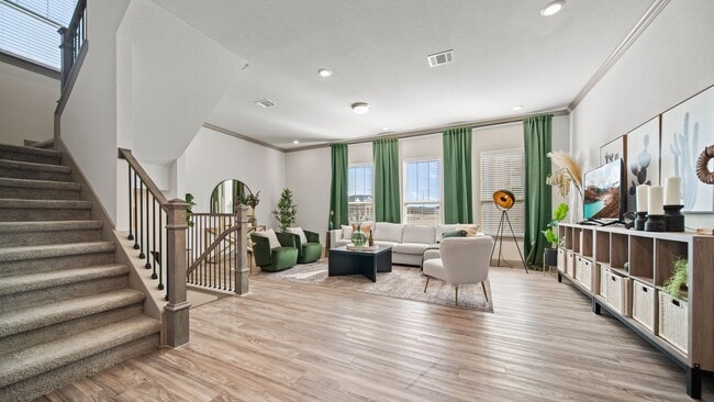 3BD, 3BA - 2926SF - Living Room - The Summit Brownstones