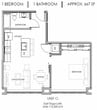 One Bedroom One Bath (Lofts)