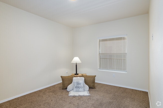 2BR, 1BA - 850SF - Primary Bedroom - Chapel Hill Place