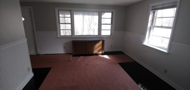 Entire apartment just painted, floors redone, new wainscoating - 219 Overpeck Ave