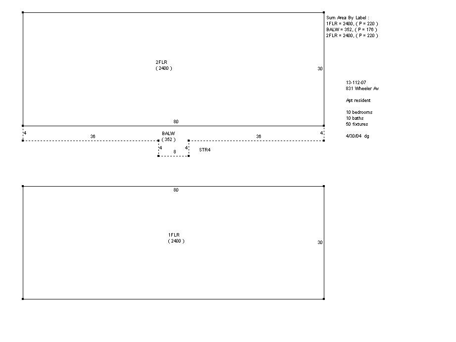 Plano de planta - Kramer's Midtown III