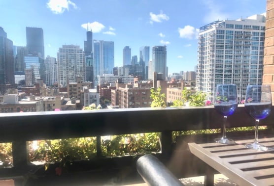 Unobstructed, southern-facing view from your private balcony - 849 N Franklin St