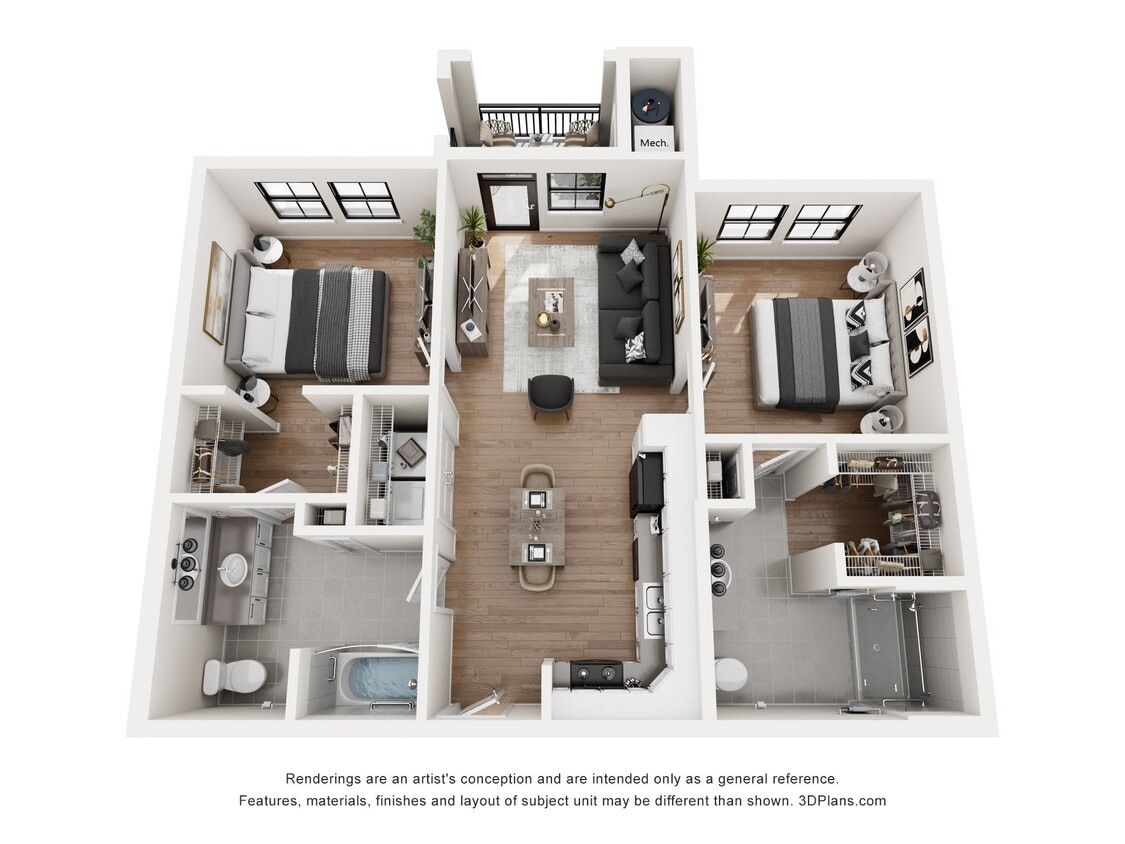 Plano de planta - Grand East Village