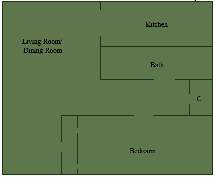 1BR/1BA - Colonial Gardens