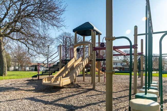 Danbury Park of Harper Woods offers residents a playground within walking distance of home.