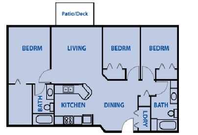 3HAB/2BA - Prairie Sun I & II Apartments