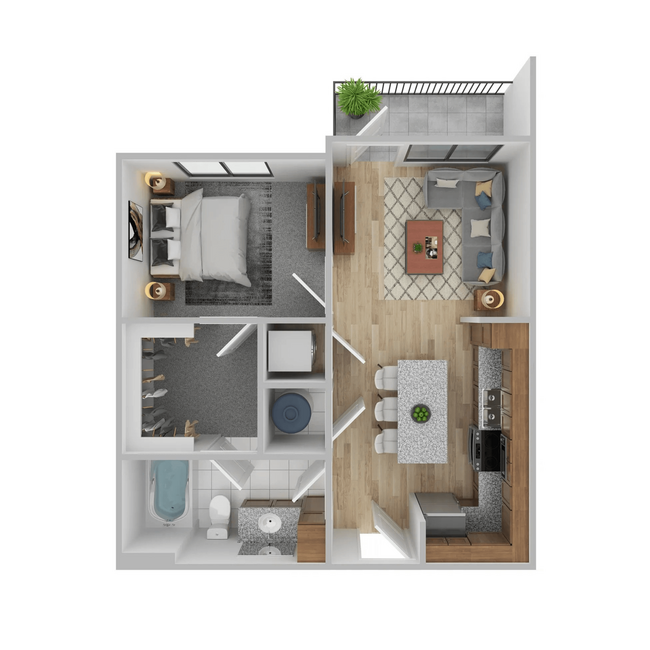Plano de planta - Cedar Grove Apartment Homes
