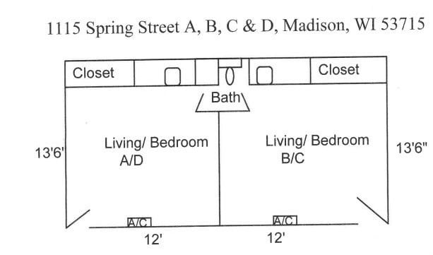 Plano de planta - 1115 Spring St