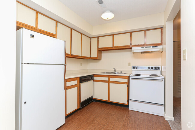 1HAB, 1BA - 600 ft² - Cocina - Buckingham Apartments