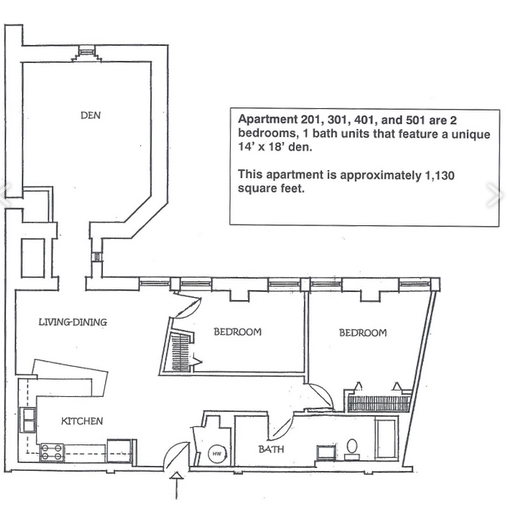 2BR/1BA - The Crossings