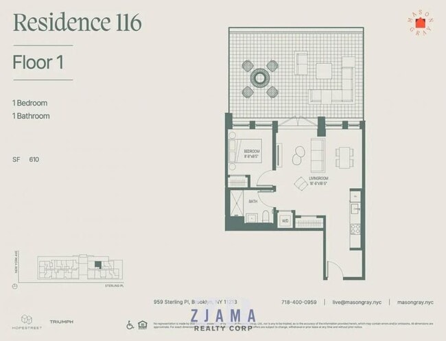 Foto del edificio - 1 bedroom in Brooklyn NY 11213