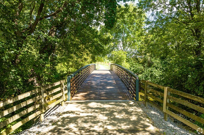 Three Creeks Park near Eastland has scenic walking trails for everyone to enjoy.