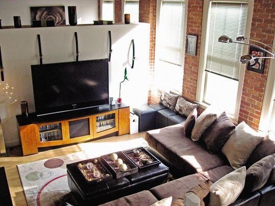 Duplex Living Room - Nettleton Commons Apartments