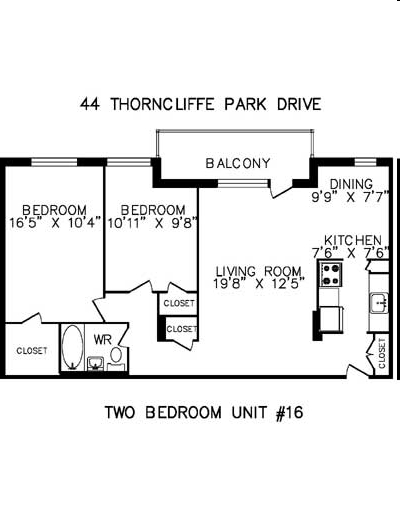 2BR/1BA - Daleside Court