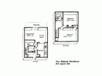 2 Bedroom, 1.5 Bath TH